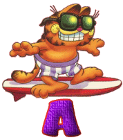 Alfabetten Garfield surf 