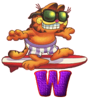 Alfabetten Garfield surf 