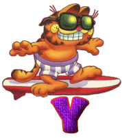 Alfabetten Garfield surf 