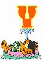 Alfabetten Garfield water 