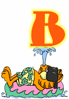 Alfabetten Garfield water 