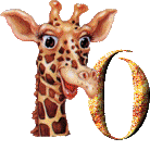 Alfabetten Giraffe 5 Giraf Met De Letter O