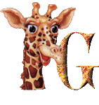 Alfabetten Giraffe 5 Letter G