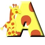 Alfabetten Giraffe 