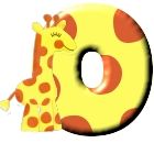 Alfabetten Giraffe 