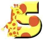 Alfabetten Giraffe Letter S