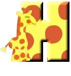 Alfabetten Giraffe 