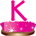 Alfabetten Glitter kleuren 