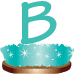 Alfabetten Glitter kleuren 
