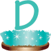 Alfabetten Glitter kleuren 