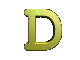 Alfabetten Goud draaiend 