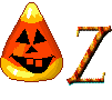 Alfabetten Halloween 5 Letter Z