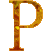 Alfabetten Hartjes 19 Letter P