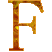 Alfabetten Hartjes 19 Letter F