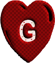 Alfabetten Hartjes 20 Letter G
