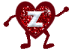 Alfabetten Hartjes 8 Letter Z