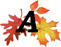 Alfabetten Herfst 5 Letter A