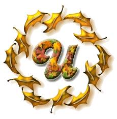 Alfabetten Herfstbladeren 