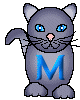 Katten Alfabetten Letter M