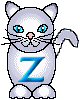 Katten Alfabetten Letter Z