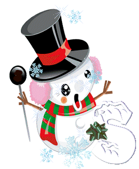 Alfabetten Kerst sneeuwpop 