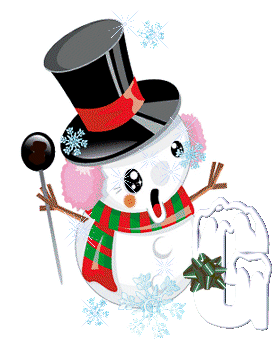 Alfabetten Kerst sneeuwpop 