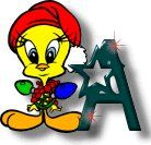 Alfabetten Kerst tweety 