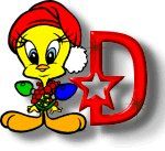 Alfabetten Kerst tweety 