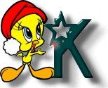 Alfabetten Kerst tweety 