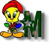 Alfabetten Kerst tweety 