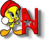 Alfabetten Kerst tweety 