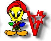 Alfabetten Kerst tweety 