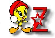 Alfabetten Kerst tweety 