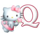 Alfabetten Kitty Letter Q