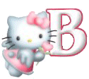 Alfabetten Kitty Letter B
