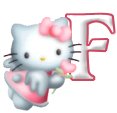 Alfabetten Kitty Letter F