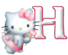 Alfabetten Kitty Letter H