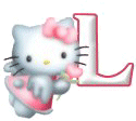 Alfabetten Kitty Letter L