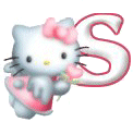 Alfabetten Kitty Letter S