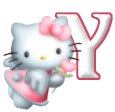 Alfabetten Kitty Letter Y