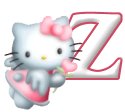 Alfabetten Kitty Letter Z