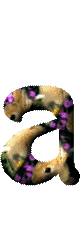 Alfabetten Konijntjes met bloemen 