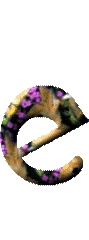 Alfabetten Konijntjes met bloemen 