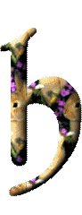 Alfabetten Konijntjes met bloemen 