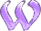 Alfabetten Konijntjes paars 