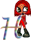 Alfabetten Meisjes 6 Letter H