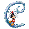 Alfabetten Mickey mouse 2 