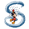 Alfabetten Mickey mouse 2 