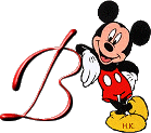 Alfabetten Mickey mouse 3 