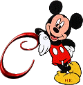 Alfabetten Mickey mouse 3 